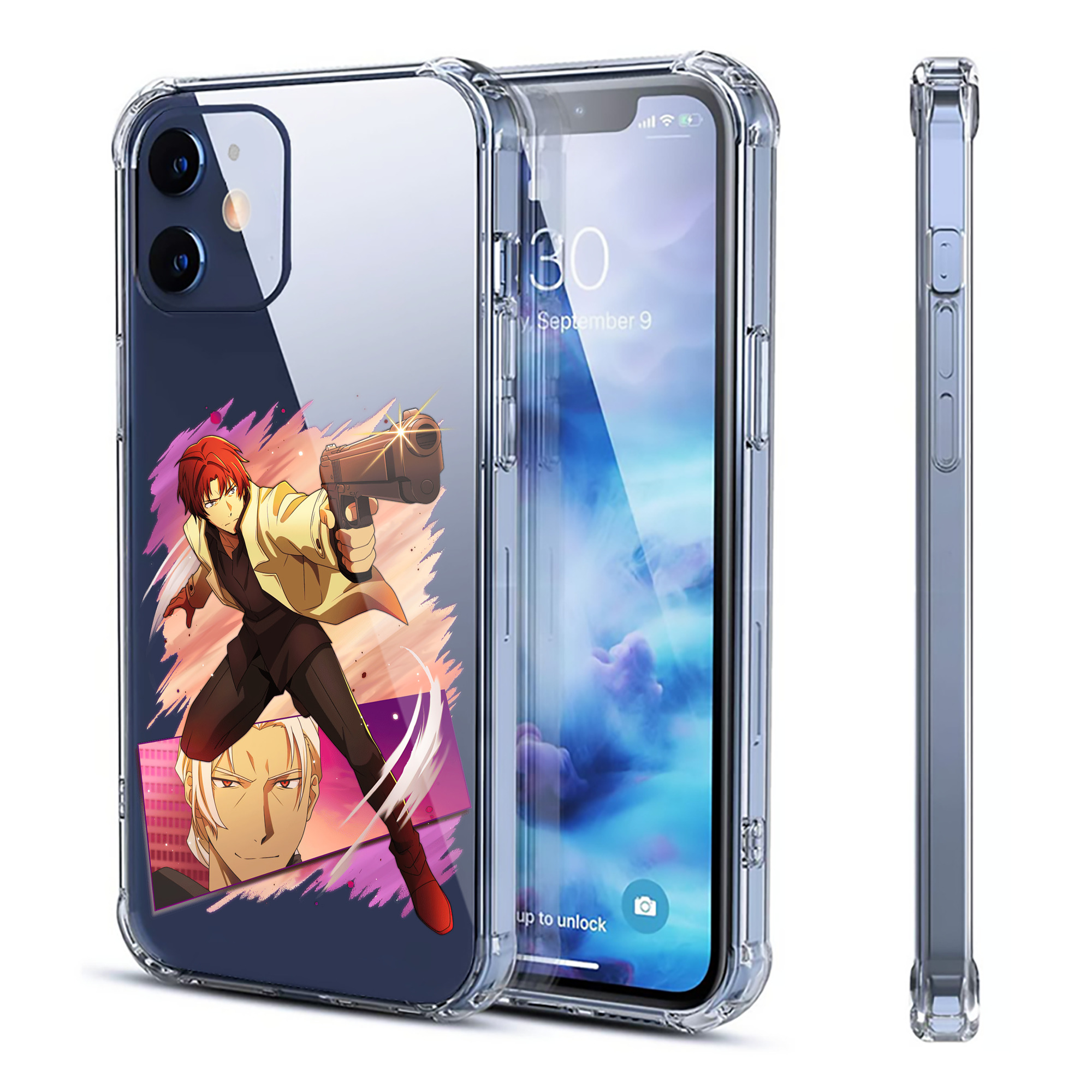 （画像用） 文豪ストレイドッグス Bungo Stray Dogs 【iPhone 12シリーズ対応】透明スマホケース（クリアソフトケース）